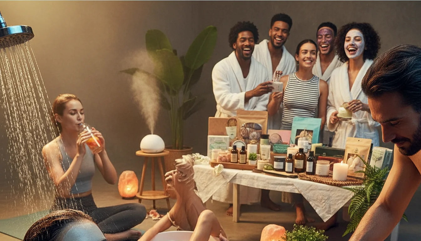 beauty and wellness gifts - relevant illustration