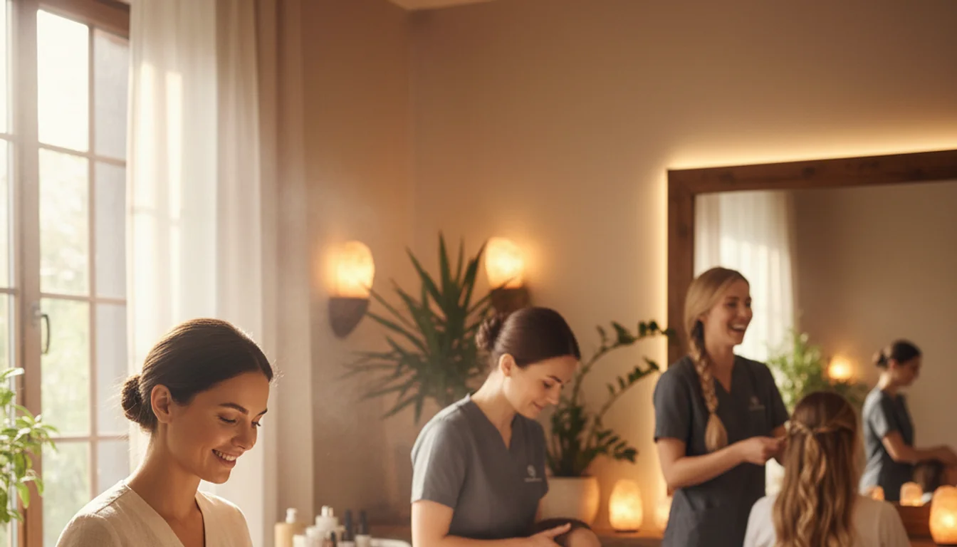 beauty and wellness jobs - relevant illustration