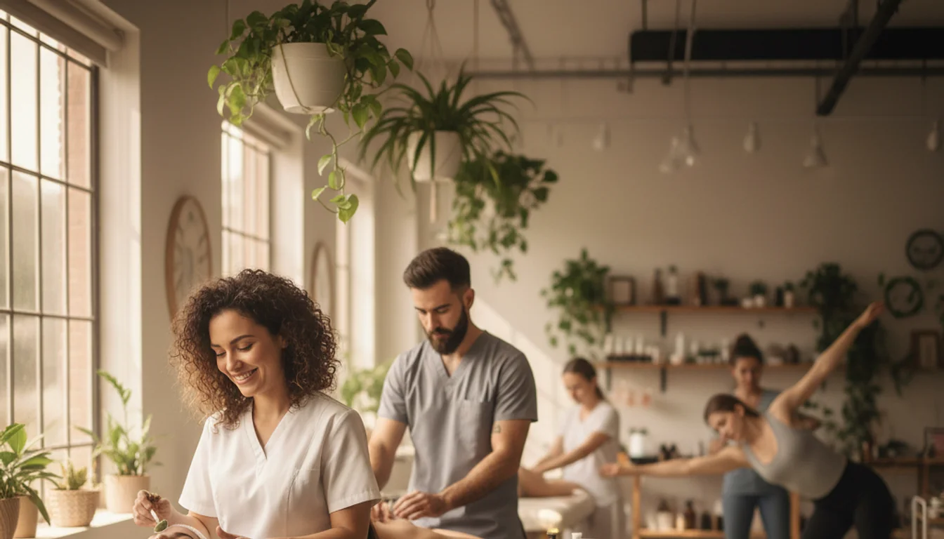 beauty and wellness jobs - relevant illustration