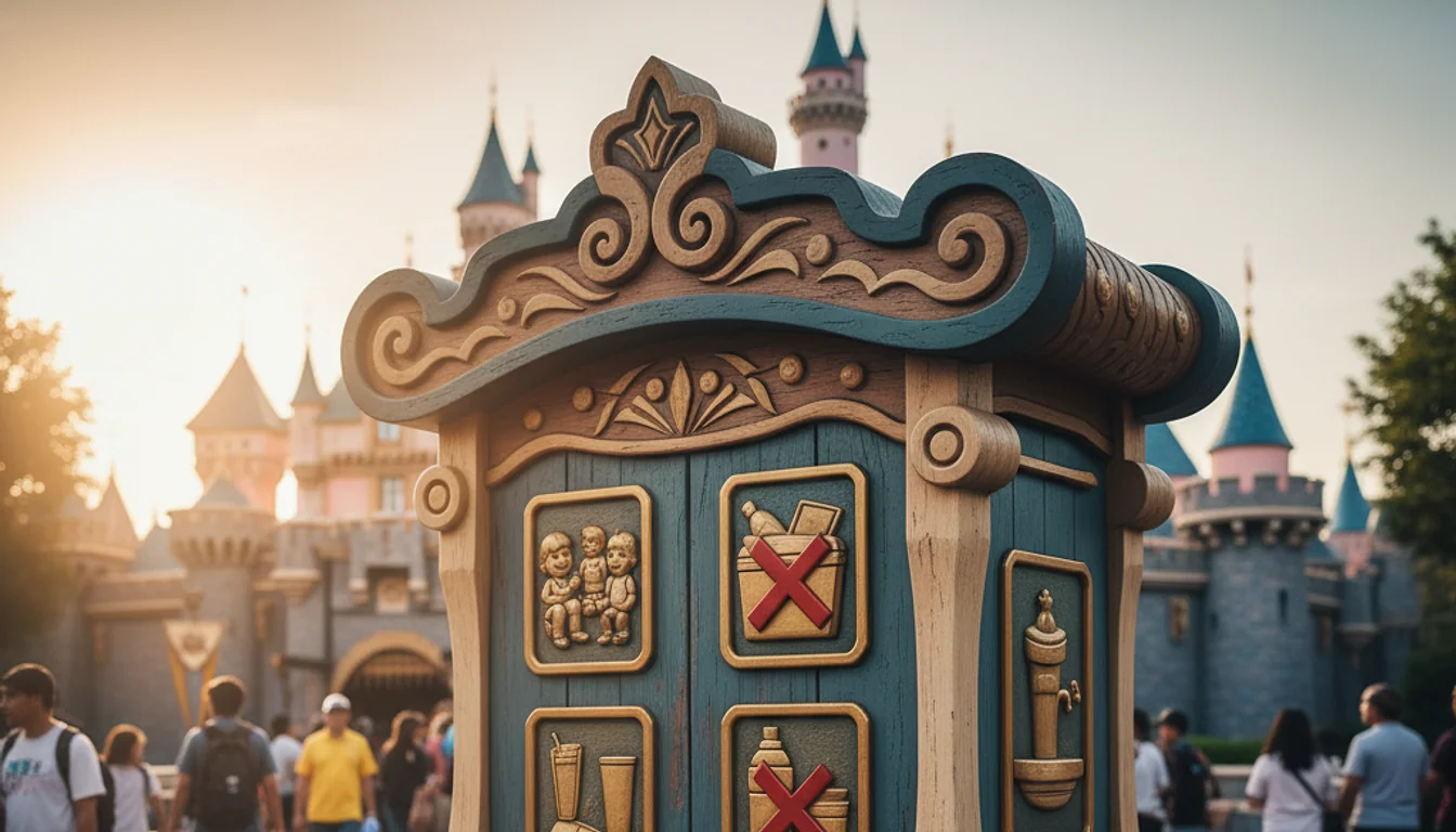 food and drink policy disneyland - relevant illustration