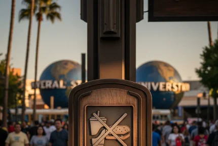 food and drink policy universal studios - relevant illustration