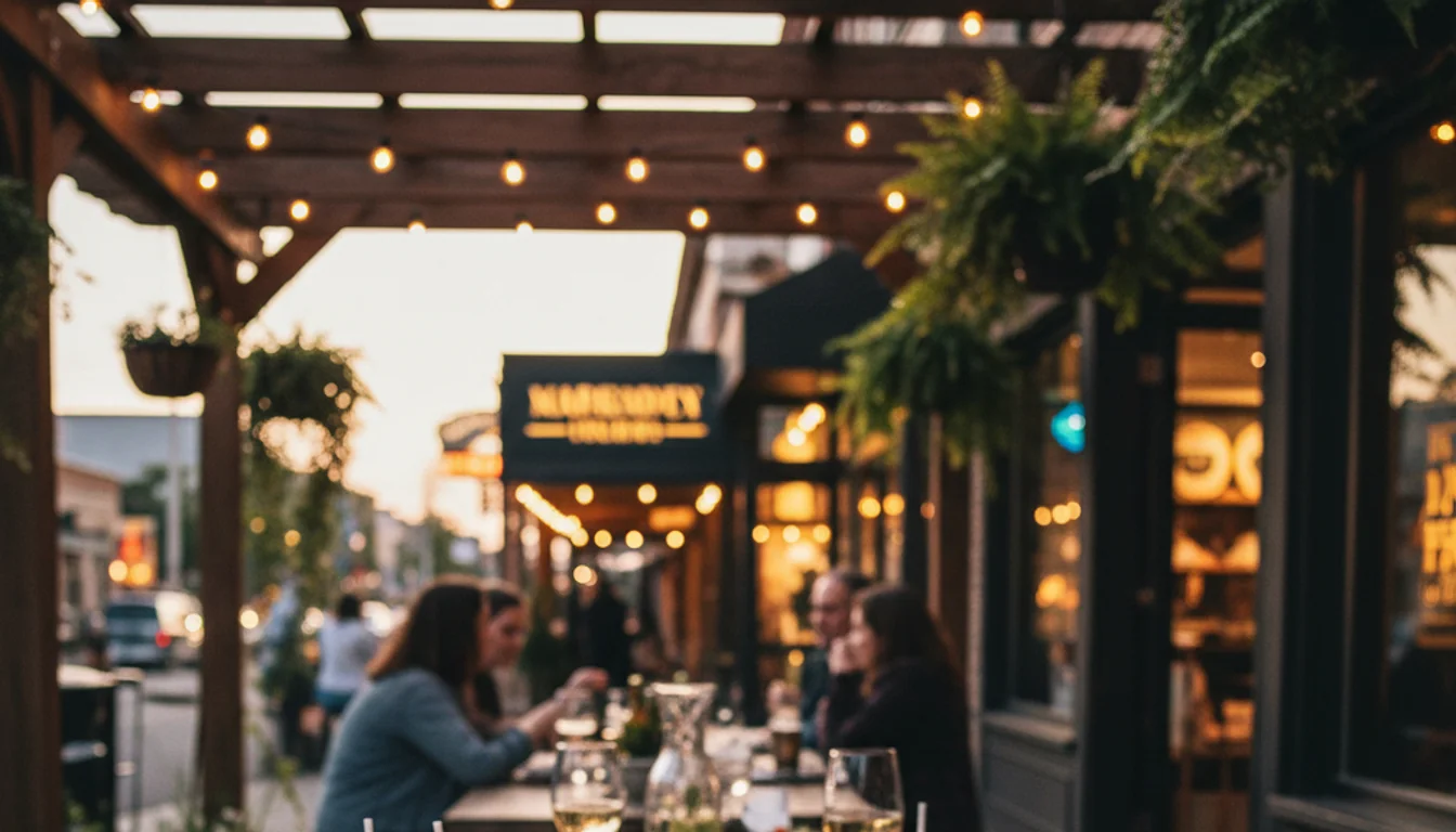 food and drinks open near me - relevant illustration