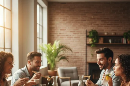 how to eat and drink - relevant illustration