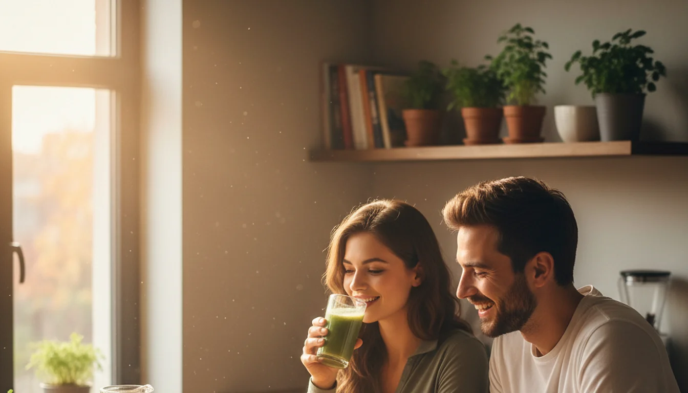 how to eat and drink healthy - relevant illustration