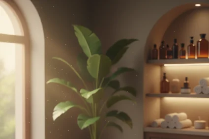 beauty and wellness care - relevant illustration