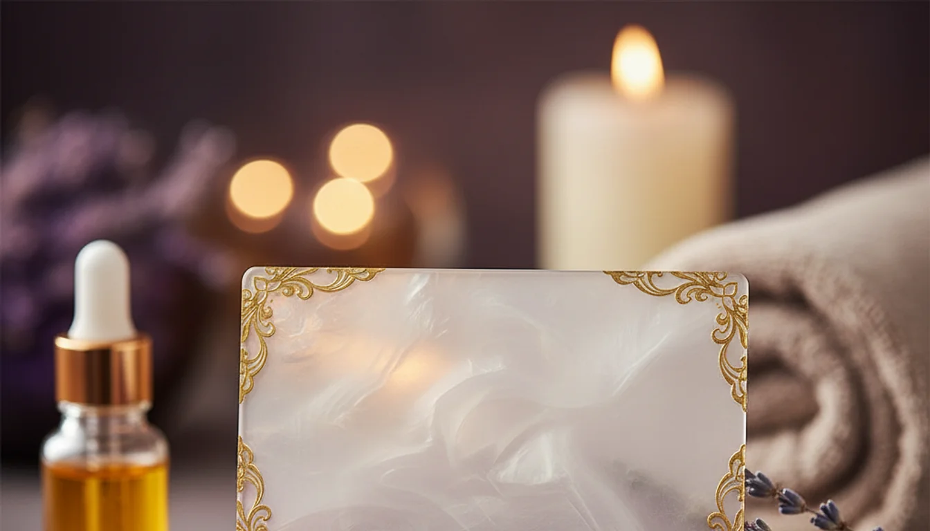 best beauty and wellness card - relevant illustration