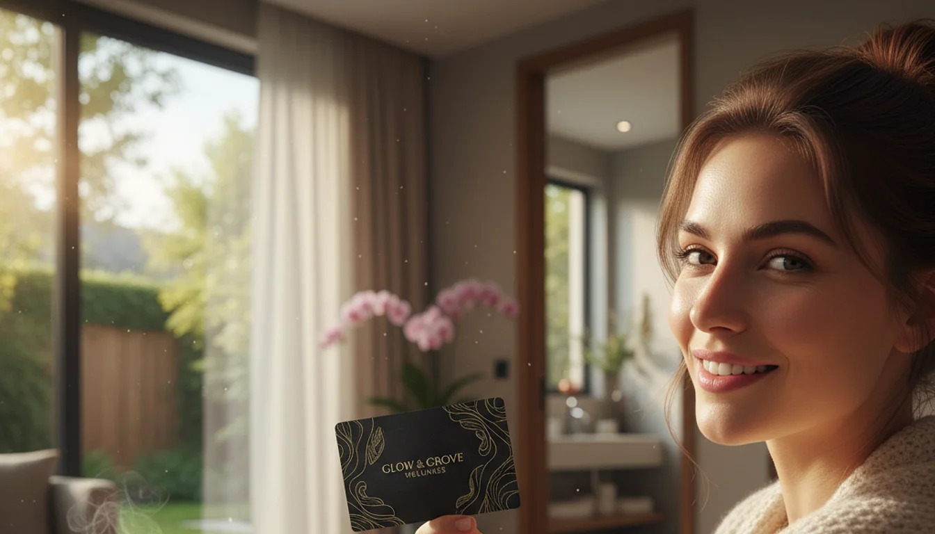 best beauty and wellness gift card - relevant illustration