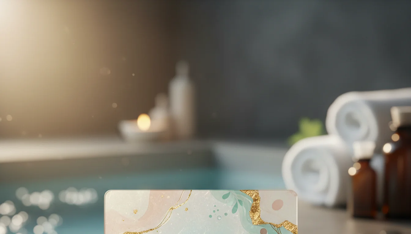 best beauty and wellness gift card - relevant illustration