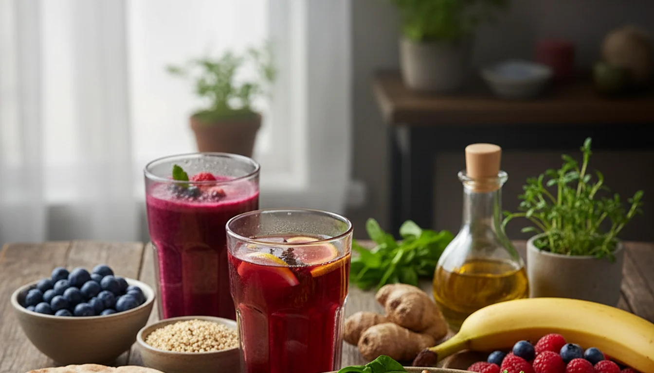 food and drink to lower blood pressure - relevant illustration