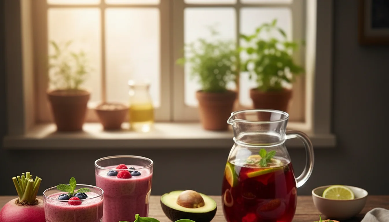 food and drink to lower blood pressure - relevant illustration