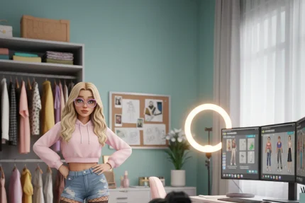 how to fashion blog sims 4 - relevant illustration