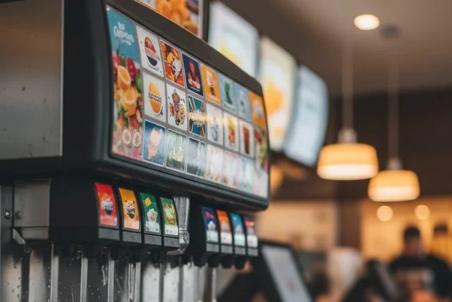 fountain drink machine - relevant illustration