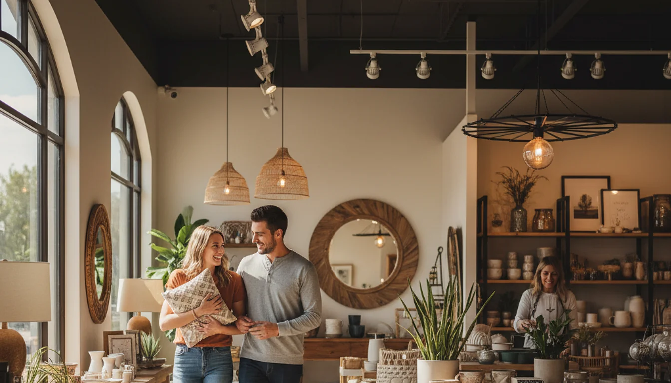 home decor stores - relevant illustration