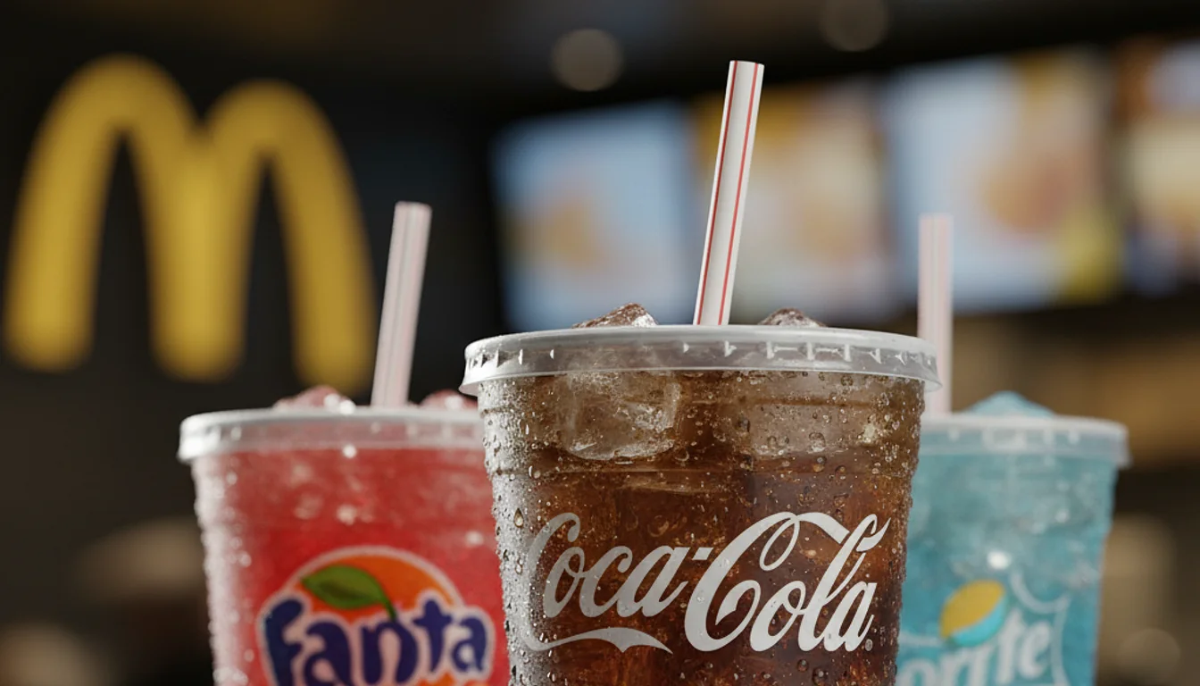 mcdonalds drinks - relevant illustration