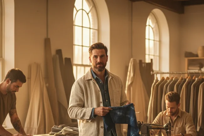 mens clothing - relevant illustration