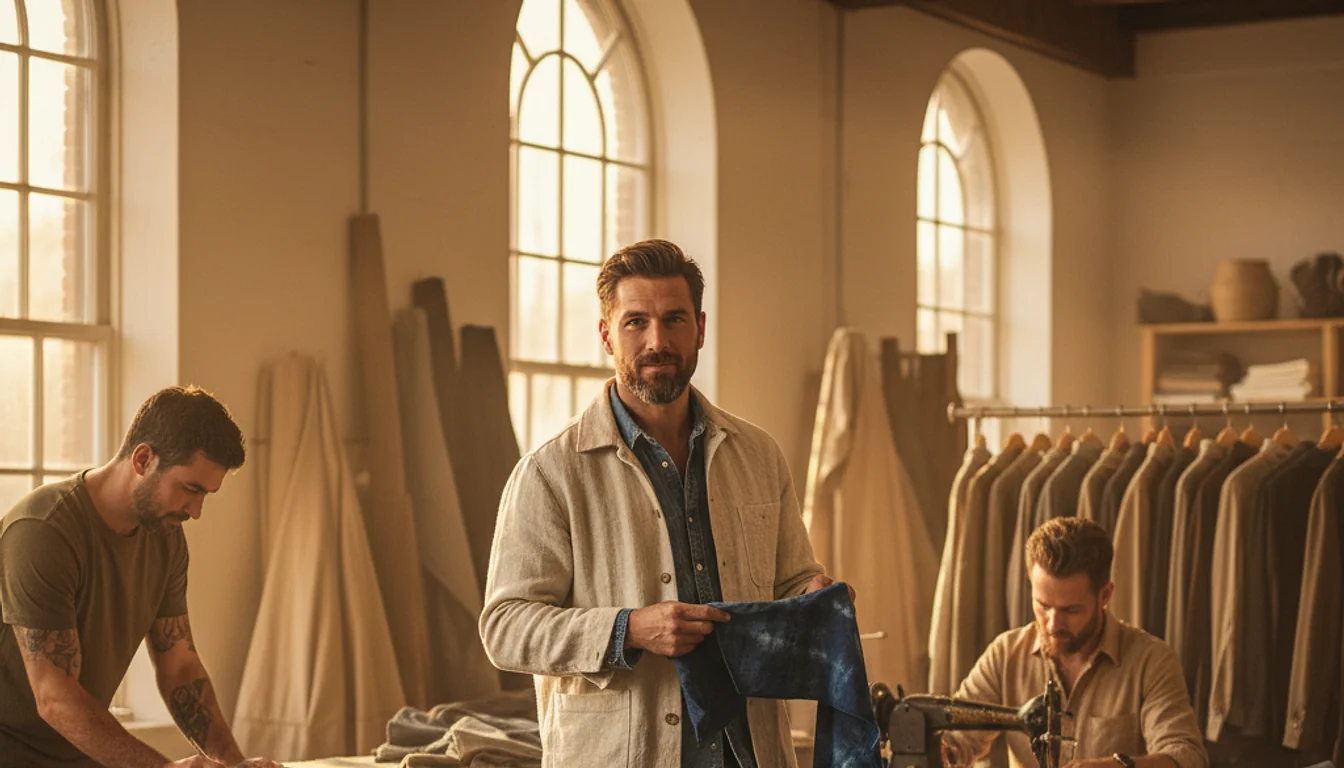 mens clothing - relevant illustration