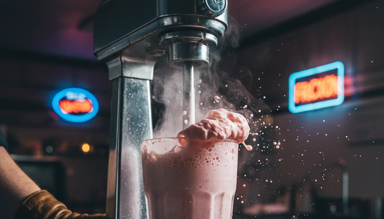 milkshake machine - relevant illustration
