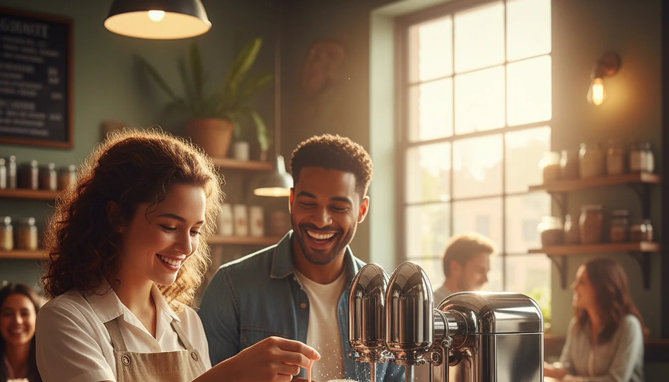 milkshake machine - relevant illustration