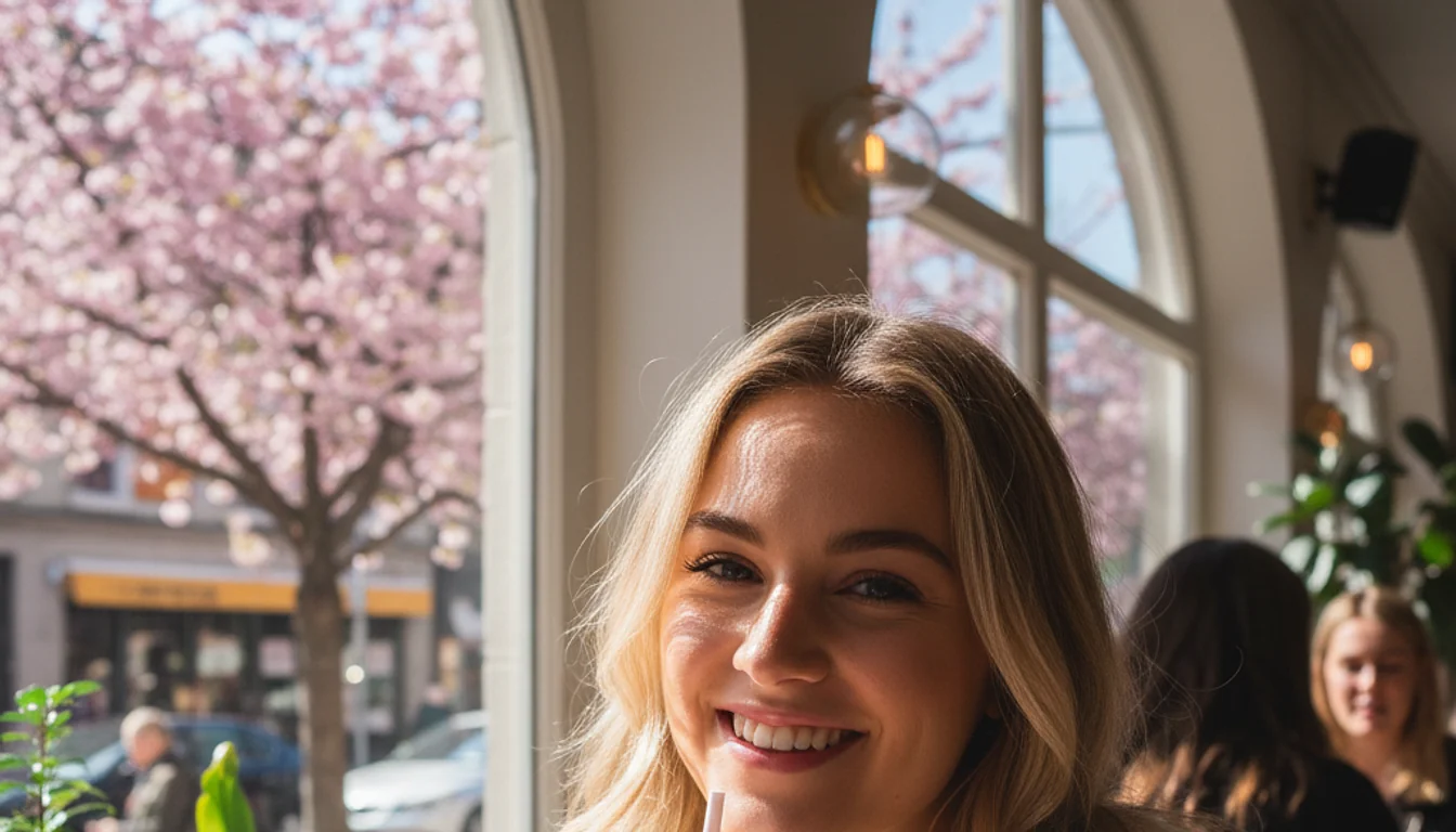 pink drink - relevant illustration