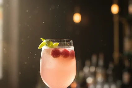 pink drink - relevant illustration