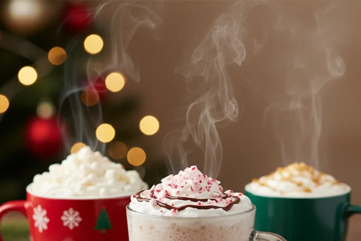 starbucks christmas drinks - relevant illustration