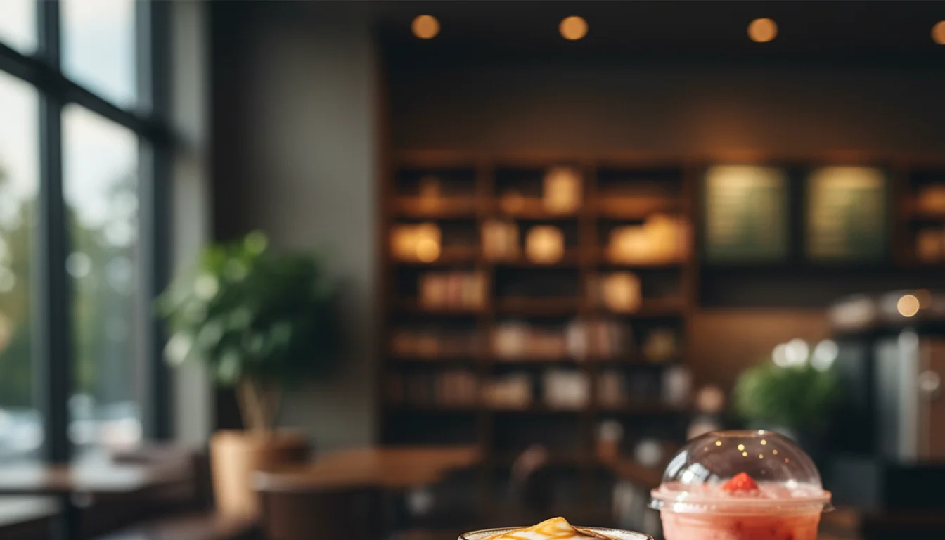 starbucks drinks - relevant illustration