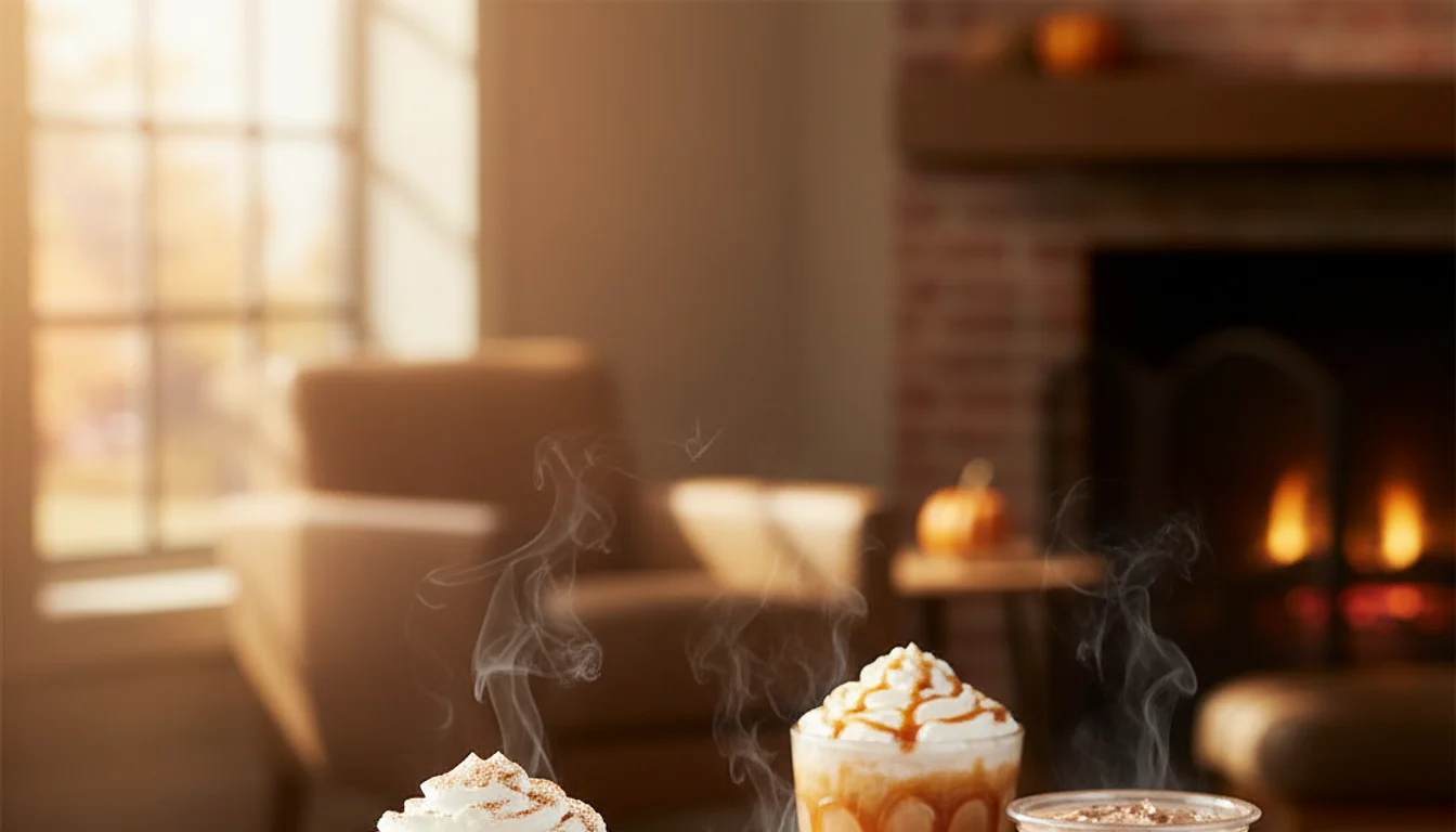 starbucks fall drinks - relevant illustration