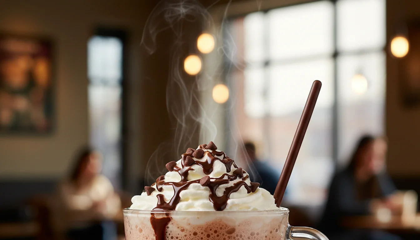 starbucks hot chocolate - relevant illustration