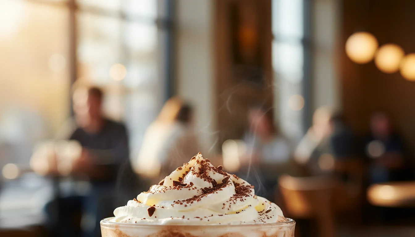 starbucks hot chocolate - relevant illustration