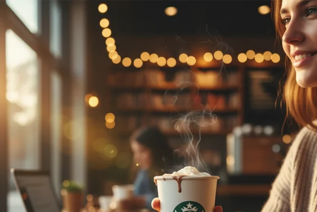 starbucks hot chocolate - relevant illustration