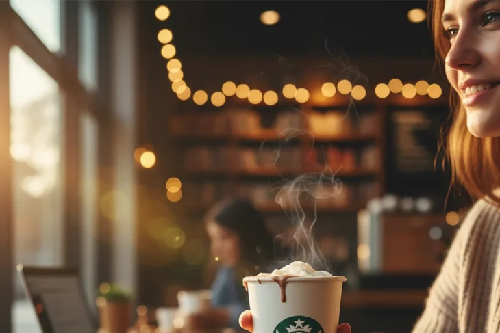 starbucks hot chocolate - relevant illustration