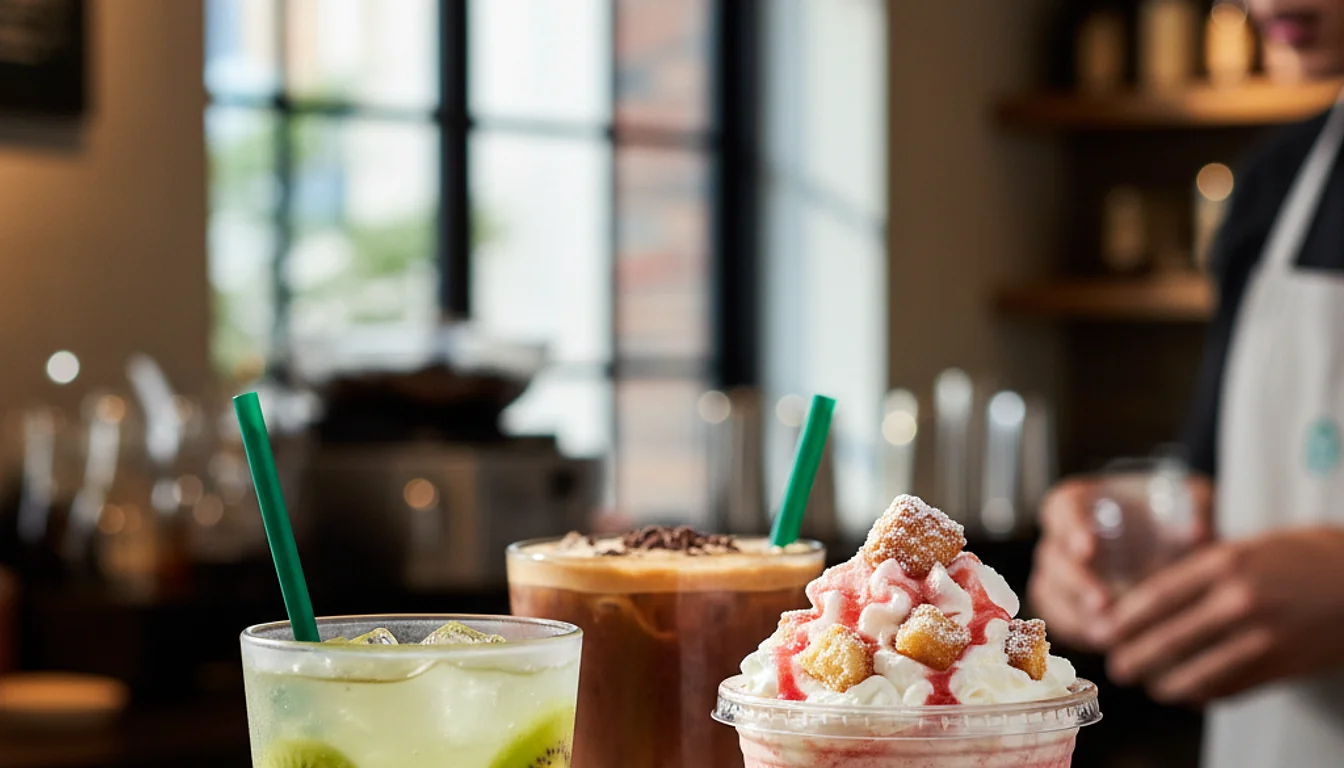 starbucks new drinks - relevant illustration