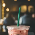 starbucks pink drink - relevant illustration