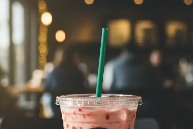 starbucks pink drink - relevant illustration