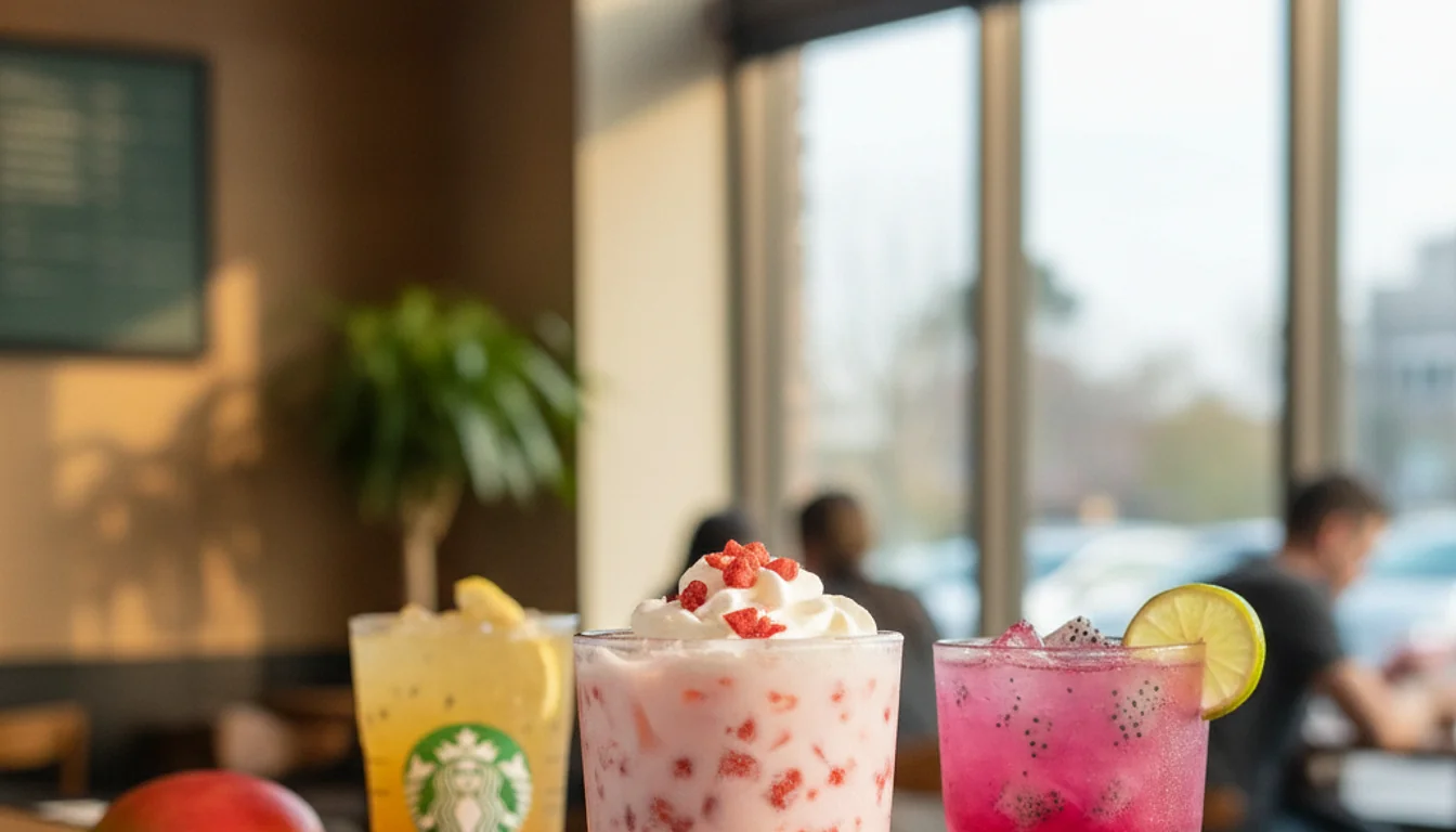 starbucks summer drinks - relevant illustration