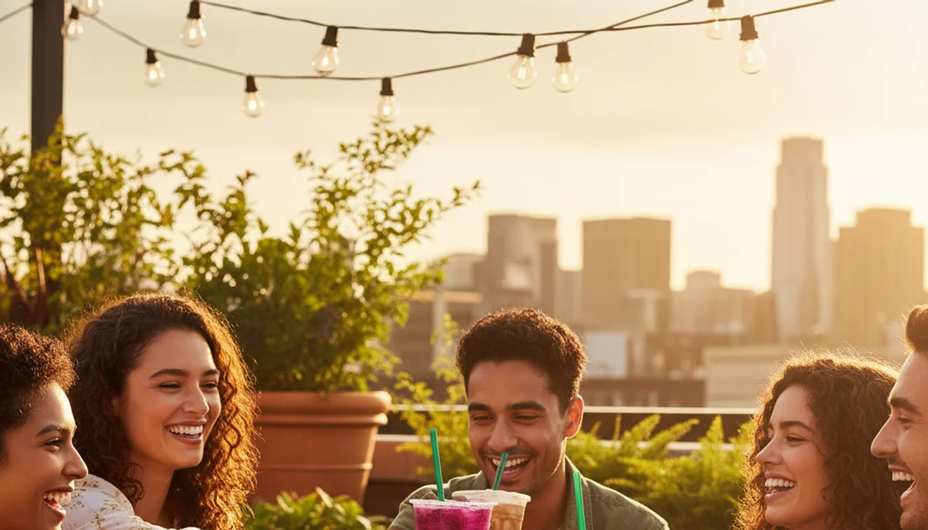 starbucks summer drinks - relevant illustration