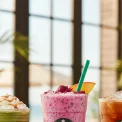 starbucks summer drinks - relevant illustration