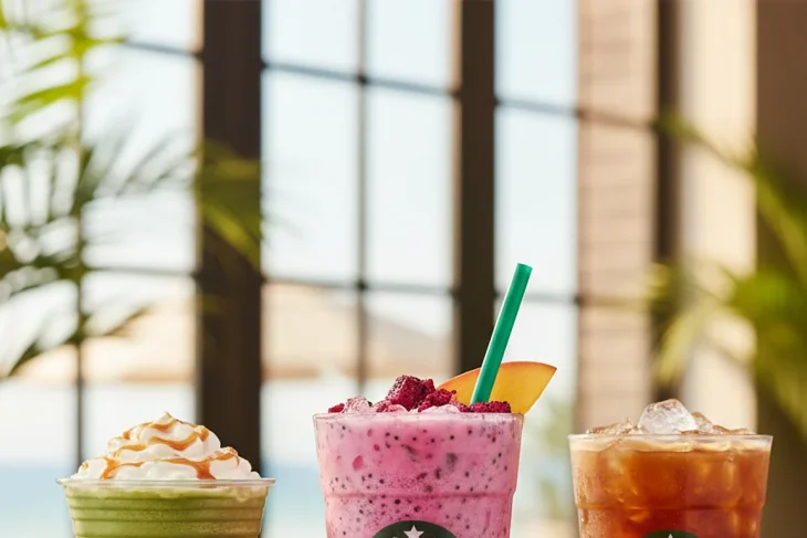 starbucks summer drinks - relevant illustration