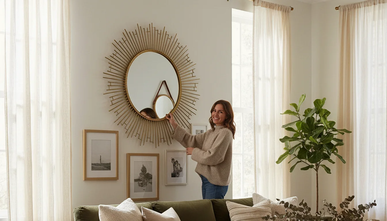 wall mirror decor - relevant illustration