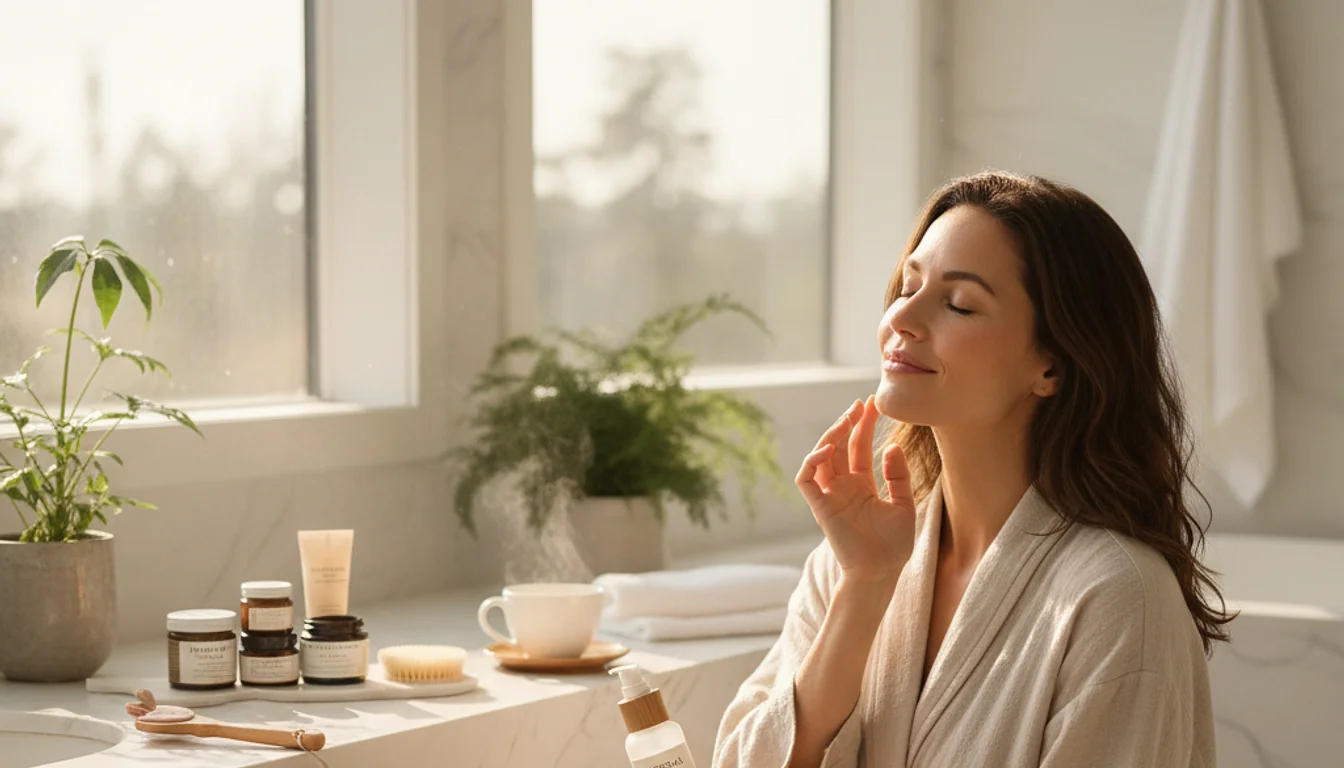 wellness skin care - relevant illustration